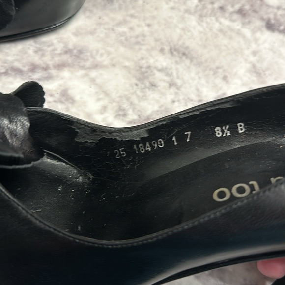 Sacha Too black heels size 8.5 - Picture 7 of 7